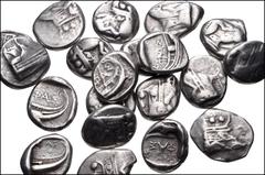 Large Lots GREEK. Asia Minor. Lot of twenty (20) AR third staters. All coins: Issues of Phaselis in Lycia. Majority (16 coins) are Heipp-Tamer Series 4. Lot also includes four examples of Heipp-Tamer 