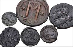 Large Lots MIXED. Roman Imperial to Byzantine. Lot of eleven (11) bronzes. Includes: Roman: Constantine I (3 coins – London, Trier, & Antioch mints) // Vetranio // Julian II // Procopius // Theodosius