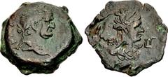 The Staffieri Collection EGYPT, Alexandria. Vespasian. AD 69-79. Æ Drachm (37mm, 28.26 g, 12h). Dated RY 3 (AD 70/71). ΑΥΤΟΚ [ΚΑΙΣ ΣΕΒΑ ΟΥΕΣΠΑΣΙΑΝ]ΟΥ, laureate head right / Draped bust of Nike right; 