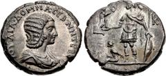 The Staffieri Collection EGYPT, Alexandria. Julia Domna. Augusta, AD 193-217. BI Tetradrachm (25mm, 12.85 g, 12h). Dated RY 20 of Caracalla (AD 211/212). IOYΛIA • ∆OMNA • CЄB • MHTЄP • C[TPA], draped 