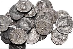 ROMAN. Imperial. Lot of twenty-one (21) AR Denarii from Septimius Severus to Gordian III. Includes: Septimius Severus (4) // Julia Domna (4) // Caracalla (4) // Plautilla (1) // Severus Alexander (3) 