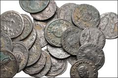 Large Lots ROMAN. Imperial. Lot of twenty-five (25) Antoniniani of Valerian I and Salonina. Various types. Most appear to be from eastern mints (Antioch and Samosata). Includes: Valerian (8) and Salon