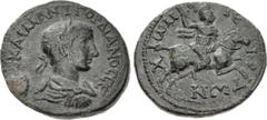 Roman Provincial LYCIA, Choma. Gordian III. AD 238-244. Æ (33mm, 19.29 g, 6h). Laureate, draped, and cuirassed bust right / Sozon right on horseback. von Aulock, Münzprägung 54 = BMC 2 (same dies). Go