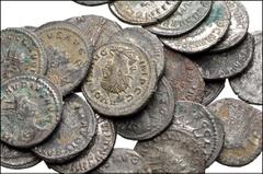 Large Lots ROMAN. Imperial. Lot of twenty-five (25) Antoniniani from Valerian I to Probus. Various types. Most appear to be from eastern mints. Includes the following: Valerian I (7) // Valerian II (1