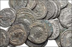 Large Lots ROMAN. Imperial. Lot of twenty-five (25) Antoniniani of Salonina. Various types. Most appear to be from eastern mints (Antioch and Samosata). Fine to Good VF, some roughness and encrustatio