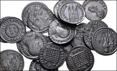 Large Lots ROMAN. Imperial. Lot of twenty (20) Æ Folles from Licinius I to Constantius II. Various types and mints. Includes the following: Licinius I (4) // Licinius II (2) // Constantine I (7) // Cr