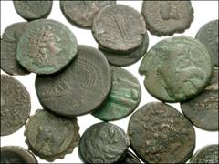 MIXED LOT. Lot of twenty one mostly Seleucid and Phoenician Æ. Lot includes: Phoenicia. Arados. Head of Tyche right / Poseidon seated left on prow. SNG Copenhagen 64 // Same. SNG Copenhagen 66 var. (d