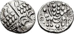 CELTIC, Britain. Durotriges. Uninscribed. Circa 65 BC-AD 45. BI Stater (4.67 g, 12h). Abstract type, circa 58-45 BC. Abstract head of Apollo right / Disjointed horse left; pellets below, small ellipti