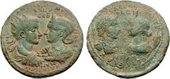 CILICIA, Seleucia ad Calycadnum. Gordian III, with Tranquillina. AD 238-244. Æ 37mm (21.10 g, 6h). Struck AD 241-244. Radiate, draped, and cuirassed bust of Gordian right, seen from behind, and draped