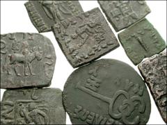 Lot of eight Æ. Includes the following: BAKTRIA. Indo-Greek Kingdom. Menander. SNG ANS 915 // Agathokleia & Strato. SNG ANS 983 // Apollodotos II. SNG ANS 1601 (2 coins) // INDO-SKYTHIANS. Maues. Seni