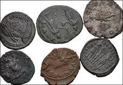 Large Lots ROMAN. Imperial. Lot of twelve (12) Æ denominations. Includes: Issues from Victorinus to Valens. Most are antioniniani and smaller denominations. All ex Littleton Coin Company with their ti