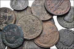 Large Lots ROMAN. Imperial. Lot of fifteen (15) Æ denominations. Includes: Issues of the First Tetrarchy to Jovian. Coins Fine to VF, all with patinas, some with cleaning marks. LOT SOLD AS IS, NO RET