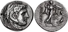 Greek PTOLEMAIC KINGS of EGYPT. Ptolemy I Soter. As satrap, 323-305/4 BC or king, 305/4-282 BC. AR Tetradrachm (28mm, 15.69 g, 1h). Ptolemaic standard. In the name of Alexander III of Macedon. Alexand