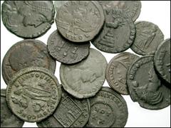 ROMAN. Imperial. Lot of sixteen Constantinian Æ. Includes: Licinius I (1) // Constantine I (3) // Divus Constantine (1) // Helena (1) // Theodora (1) // Urbs Roma (1) // Constans (3) // Constantius II