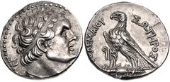 Greek PTOLEMAIC KINGS of EGYPT. Ptolemy VI Philometor. First sole reign, 180-170 BC. AR Tetradrachm (26mm, 13.90 g, 1h). Uncertain mint in Cyprus. Dated year 90 of an uncertain era (173/2 BC). Diademe