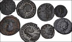 Large Lots ROMAN. Imperial. Lot of thirty-two (32) Antoniniani. Includes: Valerian I (3) // Gallienus (4) // Salonina (3) // Postumus (2) // Victorinus (5) // Claudius II Gothicus (8) // Quintillus //