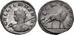Valerianic Dynasty – Mediolanum (Milan) mint Gallienus. AD 253-268. Antoninianus (21mm, 3.29 g, 7h). Mediolanum (Milan) mint. Issue 2(2), AD 260-1. GALLIENVS AVG, radiate and cuirassed bust left, view