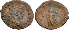Valerianic Dynasty – Ancient Forgeries Saloninus. As Caesar, AD 258-260. Antoninianus (20.5mm, 2.88 g, 11h). Contemporary forgery, hybrid with reverse of Postumus. SALON VALERIANVS CAES, radiate and d