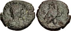 Provincial Coinage EGYPT, Alexandria. Salonina. Augusta, AD 254-268. Æ Drachm (30mm, 13.62 g, 12h). Dated RY 12 (AD 264/5). [KOPNH]ΛIA CAΛɯNεINA CεB, diademed and draped bust right / Eagle standing ri