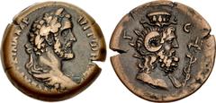Roman Provincial EGYPT, Alexandria. Antoninus Pius. AD 138-161. Æ Drachm (34mm, 23.08 g, 12h). Dated RY 5 (AD 141/142). AVT K T AIΛ A∆P ANTωNINOC [ЄV]CЄB, laureate, draped, and cuirassed bust right / 