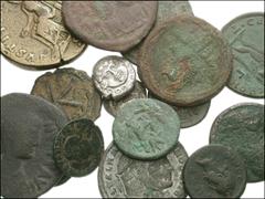 MIXED. Lot of twenty Greek to Byzantine AR and Æ. THRACE, Apollonia Pontica. AR Drachm // CYPRUS, Salamis. Evagoras. Æ 13mm // PHOENICIA, Sidon. AR Obol // Same. Æ 13mm // ISLANDS off CARIA, Rhodes. T