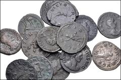 Large Lots ROMAN. Imperial. Lot of fifteen (15) mid-late 3rd century Antoniniani. Includes: various rulers, with a few better - Magnia Urbica and Carausius, among others. Fine to Good VF. LOT SOLD AS 