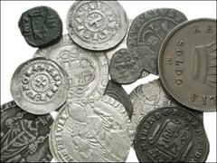 WORLD. Italy. Lot of thirteen Æ and AR Italian States. Messina. Frederick II, as King of Sicily. 1197-1250. BI Denaro. 14mm. FREDERIC REX, eagle facing, head left, crescent above / Star of 8 rays, 8 p