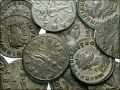 ROMAN. Imperial. Lot of twelve Numerian Antoniniani. Includes: As Caesar. AD 282-283. Radiate, draped and cuirassed bust right / Numerian standing left, holding baton and short sceptre (2) // Same but