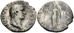 Otho. AD 69. AR Denarius (19mm, 2.98 g). Rome mint. Bare head right / Securitas standing left, holding wreath and scepter. RIC I 10; RSC 15. Fine, cleaning scratches. From the J. S. Wagner Collection.
