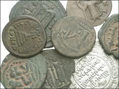 BYZANTINE. Early. Lot of eight Byzantine and related AR and Æ . In the name of Phocas. Æ Follis. “Oriental” mint. Pottier 3.1 // Heraclius. Æ Imitative Solidus. Type of SB 738 // Arab-Byzantine. Æ Fol