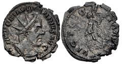Roman Imperial Marius. Romano-Gallic Emperor, AD 269. Antoninianus (19mm, 2.33 g, 6h). Colonia Agrippinensis (Cologne) mint. 2nd emission, circa mid AD 269. IMP C M AVR MARIVS AVG, radiate and cuirass