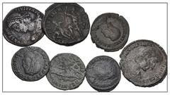 Large Lots ROMAN. Imperial. Lot of forty-three (43) Constantinian bronze issues. Includes: mostly issues of Constantius II and Constantius Gallus from various mints. Average VF. LOT SOLD AS IS, NO RET
