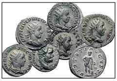 Roman Imperial Collection of Clodius Albinus to Trebonianus Gallus. AR Denarii and Antoniniani. Includes: Denarii (17 total) of Clodius Albinus (1), Septimius Severus (2), Julia Domna (1), Caracalla (