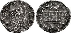 Early Medieval CAROLINGIANS. Charlemagne (Charles the Great). As Emperor Charles I, 800-814. AR Denier (20mm, 1.54 g, 3h). Class IV. Uncertain German C (Cologne or Confluentia [Koblenz]) mint. Struck 