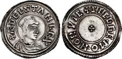 British ANGLO-SAXON, Kings of Wessex. Æthelstan. 924-939. AR Penny (22mm, 1.69 g, 12h). Bust Crowned (BC) type (BMC viii). Norwich mint; Secgge, moneyer. + ÆÐELSTΛN REX, crowned, helmeted, draped bust