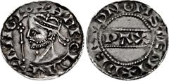 British ANGLO-SAXON, Kings of All England. Harold II. 1066. AR Penny (19mm, 1.28 g, 9h). Pax type (BMC i, Hild. A). Steyning mint; Deorman, moneyer. + HΛROLD REX ΛNGLO, crowned bust left; scepter to l