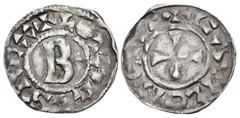 The Richard A. Jourdan Collection – Early Medieval & Islamic CAROLINGIANS. Lothaire. King of West Francia, 954-987. AR Denier (21mm, 1.26 g, 12h). Cavilon (Chalon-sur-Saône) mint. + LOTARIVS REX, larg