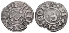 The Richard A. Jourdan Collection – World FRANCE, Royal. Philippe I. 1060–1108. AR Denier (18.5mm, 1.14 g, 1h). Type 2. Mâcon mint. + PIIIPVS rX, Mâconnaise cross; pellets in quarters / + MATISCON, la
