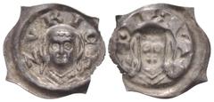 The Richard A. Jourdan Collection – World SWITZERLAND, Kanton Zürich. Zürich (Fraumünsterabtei). 14th century. AR Bracteate Pfennig (16mm, 0.39 g). Facing head of an abbess, wearing wimple; ZVRICH abo