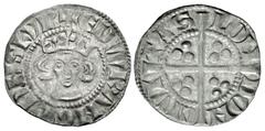 The Richard A. Jourdan Collection – British PLANTAGENET. Edward I. 1272-1307. AR Penny (19mm, 1.49 g, 8h). New coinage, class 3b. London (Tower) mint. Struck circa June 1280-December 1281. Crowned fac