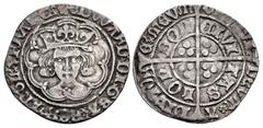 The Richard A. Jourdan Collection – British YORK (Restored). Edward IV. Second reign, 1471-1483. AR Groat (26mm, 2.86 g, 10h). Light coinage, type XXI. London (Tower) mint; im: heraldic cinquefoil. St
