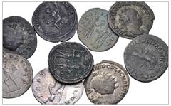 Large Lots ROMAN. Imperial. Lot of nine (9) Antoniniani of Valerian I and Valerian II. Includes: Valerian I (7) // Valerian II (2). Fine to VF. LOT SOLD AS IS, NO RETURNS. Nine (9) coins in lot. Ex Ph