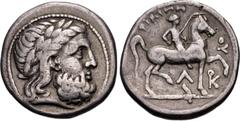 Greek KINGS of MACEDON. Kassander. As Regent, 317-305 BC, or King, 305-298 BC. AR Tetradrachm (24mm, 13.93 g, 12h). In the name and types of Philip II. Amphipolis mint. Struck circa 307-297 BC. Laurea