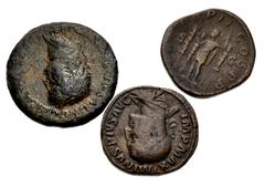 Large Lots ROMAN. Imperial. Lot of twelve (12) Æ Sestertii. Includes: Nero // Marcus Aurelius // Julia Maesa // Maximinus I (4) // Gordian III (3) // Philip I // Otacilia Severa. Fine to Near VF, some
