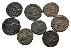 Large Lots ROMAN. Imperial. Lot of eleven (11) Æ Folles from Licinius I to Constantine II. All coins: London mint. Includes: Licinius I (5) // Crispus // Constantine II (5). Fine to VF. LOT SOLD AS IS