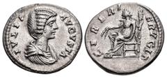 The McAlee Collection – Septimius Severus to Geta Lot of three (3) coins. 160a Julia Domna. Augusta, AD 193-217. AR Denarius (20mm, 3.09 g, 1h). 'New style'. Laodicea ad Mare mint. Struck under Septim