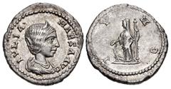 The McAlee Collection – Elagabalus to Severus Alexander Julia Maesa. Augusta, AD 218-224/5. AR Denarius (19mm, 3.33 g, 7h). Uncertain eastern mint. Struck AD 218-220. IVLIA MAESA AVG, draped bust righ
