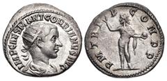 The McAlee Collection – Gordian III to Philip II Gordian III. AD 238-244. AR Antoninianus (21mm, 2.71 g, 12h). Antioch mint. 1st series, AD 238-239. IMP CAES M ANT GORDIANVS AVG, radiate, draped, and 