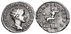 The McAlee Collection – Gordian III to Philip II Gordian III. AD 238-244. AR Antoninianus (22mm, 3.88 g, 2h). Antioch mint. 1st series, AD 238-239. IMP CAES M ANT GORDIANVS AVG, radiate, draped, and c