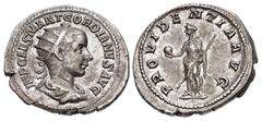 The McAlee Collection – Gordian III to Philip II Gordian III. AD 238-244. AR Antoninianus (24mm, 4.67 g, 12h). Antioch mint. 1st series, AD 238-239. IMP CAES M ANT GORDIANVS AVG, radiate, draped, and 